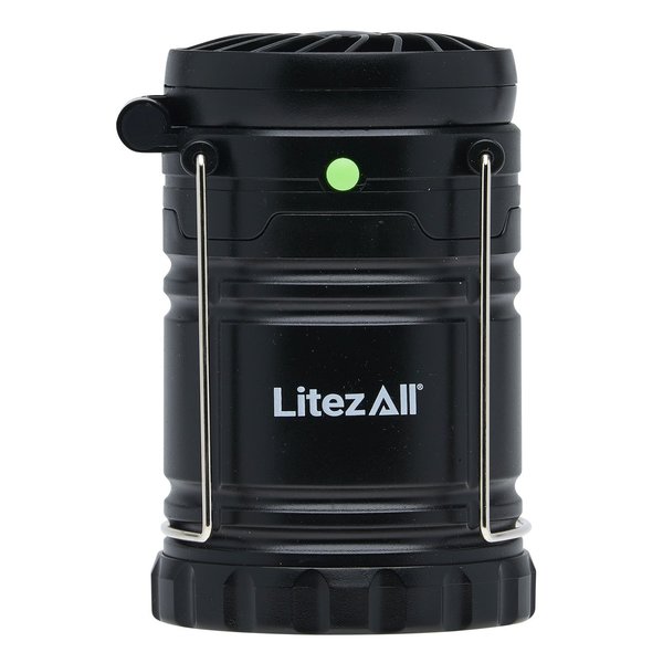 Litezall Pull Up Lantern with Built-In Fan LA-POPFAN-4